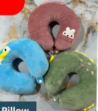 Travel Neck Pillow for Airplane | Car | Train | Neck Support Cute Traveling Designer Accessory for Kids & Adults - Mix Design